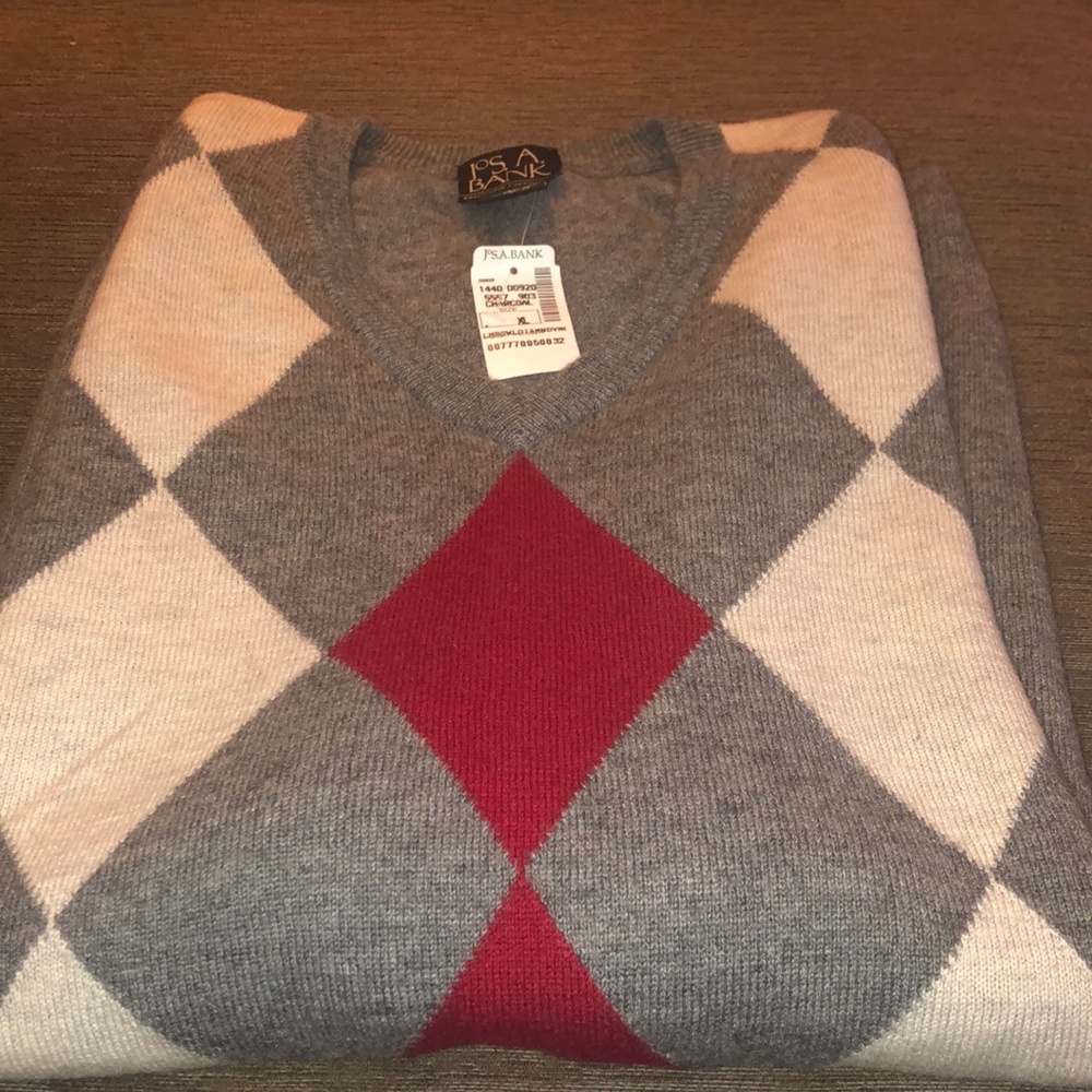 ✨NWT✨Argyle lambs wool sweater.